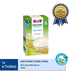 Bột ăn dặm dinh dưỡng Gạo nhũ nhi HiPP Organic 200g