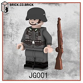 Nhân vật Đồ Chơi Lắp Ráp Lính Quân Đội Đức Thế Chiến Minifig Germany Soldier World War JG001 JG004 - JG-001
