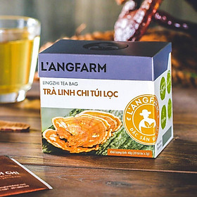 Trà linh chi túi lọc L angfarm, 20 tép, hộp