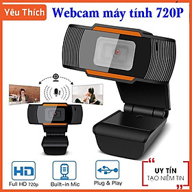 Mua Webcam có mic cho máy tính  720P Chuyên Dụng Cho Livestream Học Và Làm Việc Online
