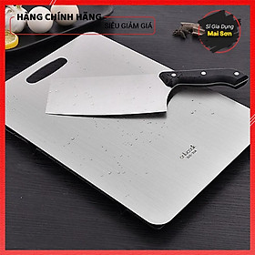 Mua Thớt Kháng Khuẩn Inox 304 Cường Lực Cao Cấp  Chống Ẩm Mốc Không Ám Mùi Rã Đông Nhanh Chóng Size 20x29 Cm