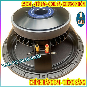 Hình ảnh CỦ LOA BASS 25 BM TỪ 156 COIL 65 CAO CẤP HÀNG NHẬP KHẨU - GỒM 1 LOA