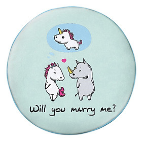 Gối Ôm Tròn Will You Marry Me? - GOFU391