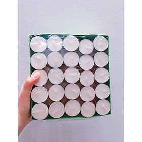 hộp 100 nến tealight trang trí không khói, không mùi - hàng Việt Nam