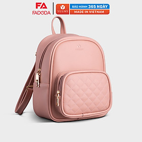 Balo nữ thời trang YUUMY YBA35 cách điệu họa tiết hình thoi trẻ trung, cá tính