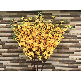 Mua 1 cành hoa đào hoa mai giả dài 1m có 5 nhánh nhỏ