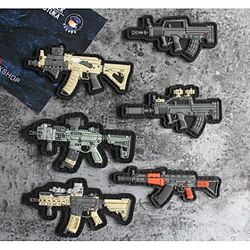 Patch_velcro PVC súng các loại dán ba lô, nón , quần áo , túi xách