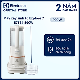 Máy xay sinh tố Electrolux 900W Explore 7 -  E7TB1-50CW - Xay mịn hơn, an toàn, 3 tốc độ nhồi, đa dạng mức xay [Hàng chính hãng]