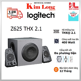 Loa Vi Tính Logitech Z625 Hệ thống âm thanh 2.1 Công suất 400W - Hàng chính hãng