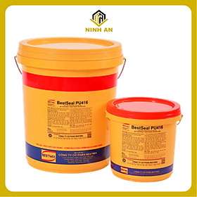 Mua BestSeal PU416 - Thùng 20kg - hợp chất chống thấm gốc nhựa Polyurethane-Acrylic hybrid  siêu đàn hồi  một thành phần 2 Màu trắng - xám (Màu vàng kem và xanh lá vui lòng liên hệ trực tiếp )
