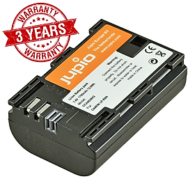 Mua Pin máy ảnh hàng chính hãng Jupio  CCA0028V2 LP-E6N 1700mAh 12.6Wh dùng cho Canon 60D  70D  80D  6D  6D Mark II  5D II  5D III  5D Iv  5Ds  5Dsr