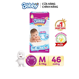 Tã dán Bobby Fresh siêu thấm - khô thoáng