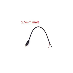 Set 1/5 Dây Cáp Nối Âm Thanh Nối Dài 25CM 2pin 2.5mm 3.5mm Chuyên Dụng