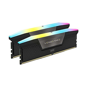 Mua Bộ nhớ trong Corsair DDR5  5600MHz 32GB 2x16GB DIMM  VENGEANCE RGB DDR5 Black/White Heatspreader  RGB LED  1.25V - Hàng Chính Hãng