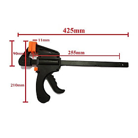 Cảo kẹp nhanh cỡ lớn độ mở 255mm