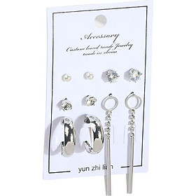 Sét 5 bông tai các loại thời trang Hàn Quốc BT181