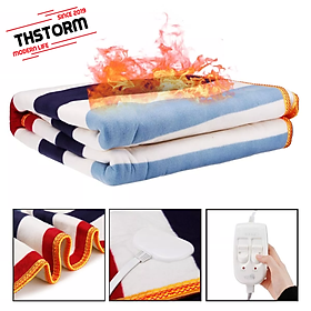 Mua Đệm Điện Đôi (2 Người) Chăn Sưởi Ấm Nhanh  An Toàn Nhât  150x180cm Điều Khiển Nhiệt 2 Bên Thoải Mái 3 Mức Độ THStorm