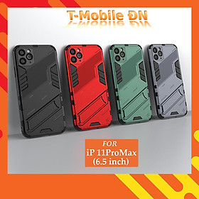Ốp lưng cho iPhone 11 Pro Max, Ốp chống sốc Iron Man PUNK cao cấp kèm giá đỡ cho iPhone 11 Pro Max - iP 11ProMax (MH6.5