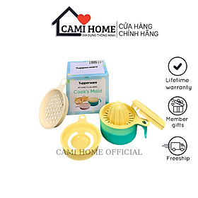 Mua Bộ Dụng Cụ Đa Năng Vắt Ép Cam  Tách Trứng  Bào Mài Thực Phẩm Cook s Maid  Hàng Chính Hãng Tupperware  Nhựa Nguyên Sinh Bảo Hành Trọn Đời