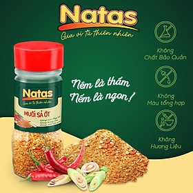 Muối Sả Ớt Natas Hũ 60g-Muối Đa Năng