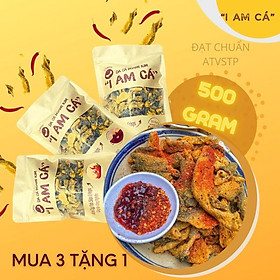 Da cá trứng muối “I AM CÁ”_Cá Tam Sên_Mua 3 tặng 1_ Đồ ăn vặt siêu ngon