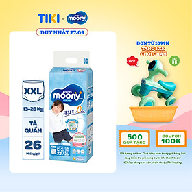 Tã Quần Cao Cấp Moony Nhật Bản Bé Trai XXL26 (26 Miếng)