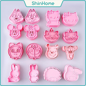 Mua (Set 2 chiếc) Khuôn Nhấn Bánh Quy  Khuôn Cutter 3D Tạo Hình Bánh Cookie  Bánh Dứa