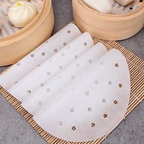 Set 200 Tờ Giấy Nến Để Nồi Hấp + Miếng Lót Nồi Gỗ - TẶNG 1 KẸP TRÁI TIM