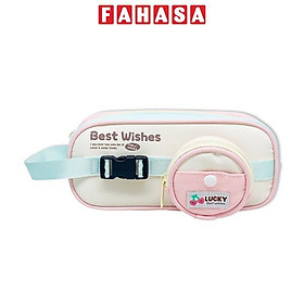 Bóp Viết Vải Best Wishes - Shunde 9223 - Màu Hồng
