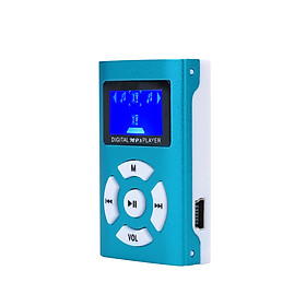 LCD MP3 Player Mini MP3 Player Durable Alloy 5 Color Office Supplies Driving