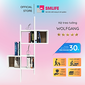 Mua Kệ gỗ trưng bày kiểu dáng thanh lịch SMLIFE Wolfgang
