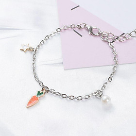 Vòng lắc tay gốm dễ thương cà rốt vòng tay nữ phong cách Hàn Quốc