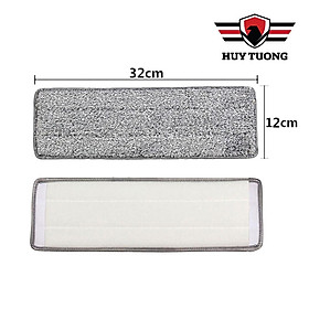 Mua COMBO Bông lau nhà thay thế FREE SHIP Bông lau nhà thay thế cho cây lau nhà tự vắt SIZE 12x33cm - Huy Tưởng