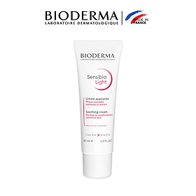 Kem Dưỡng Ẩm Làm Dịu Da Bioderma Sensibio Light - 40ml