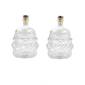 Transparent Creative Star Wars 650ml Whiskey Flask Carafe Decanter