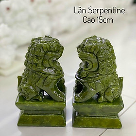 Mua cặp kỳ lân phong thủy ngọc serpentine