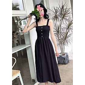 Váy đầm maxi đi biển đi chơi, kiểu dáng trẻ trung, chất liệu thoáng mát thích hợp ngày hè nắng nóng