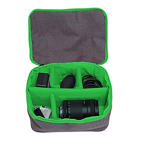 Portable Carry Case/Pouch/Bag Universal Suitable For SLR Camera w/Strap Gray+Red
