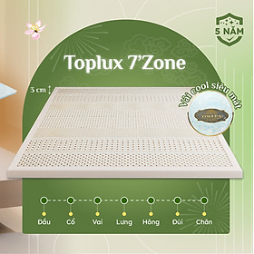 Mua Topper Cao Su Kim Cương TOPLUX 7’ZONE 180x200x3cm