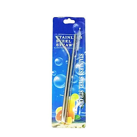Mua Bộ ống hút kim loại Inox 3 món