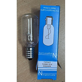 Bóng đèn sợi đốt E14 220V 40W 25x70mm (Tubular lamps 220V 40W E14 25x70mm clear ISSA 7321412)