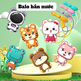 Đồ chơi đi biển, ba lô bắn nước cho bé
