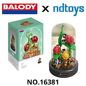BALODY 16381 - Mô hình lắp ráp bọ rùa mini 3D - Đồ chơi trí tuệ sáng tạo