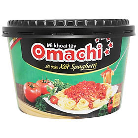 6/6 Thùng 12 hộp mì trộn Omachi xốt Spaghetti 105g