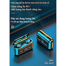 Mua Tai nghe bluetooth Graphene 9D giảm ồn  tích hợp sạc dự phòng - Home and Garden