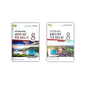 Hình ảnh Sách - Combo vở thực hành lịch sử và địa lí 8 phần Địa Lí + lịch sử ( kết nối tri thức )