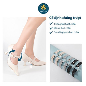 Quai giày thun đan hồi, bản to phối khoen, thiết kế chắc chắn, chống tuột gót giày, dùng cho nữ - buybox - BBPK218