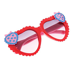 Girls Children Kids Holiday Party Heart Shaped Shade Sunglasses Eyewear UV400