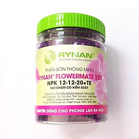 Phân Bón Thông Minh Rynan Flowermate 220 (Hũ 150g) - Giúp Phong Lan Ra Hoa, Trổ Đồng Loạt, Lâu Tàn