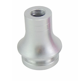 Silver Shift Knob Boot Retainer For Manual Gear Shifter - Silver
